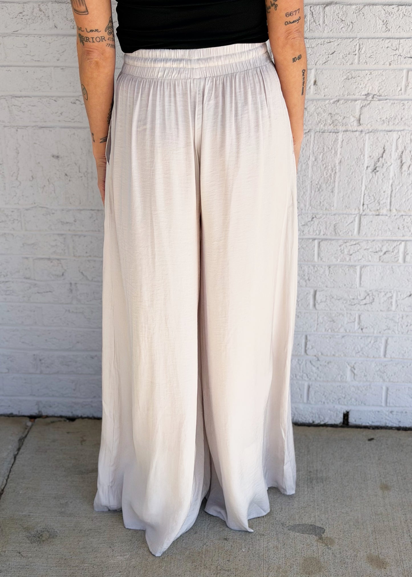 Silky Palazzo Pants