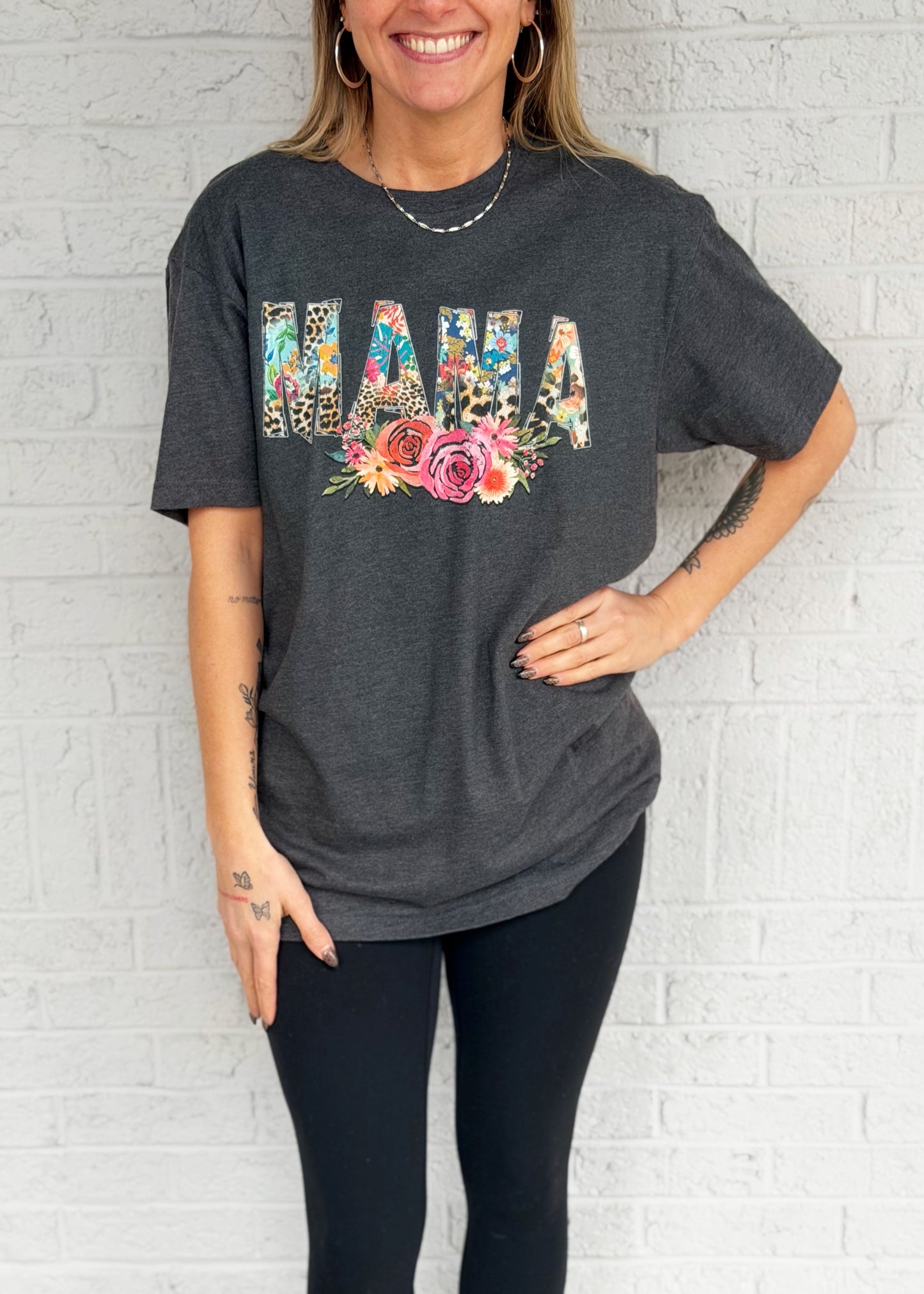 Mama Floral Graphic Tee