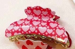 Assorted Heart Hair Clip