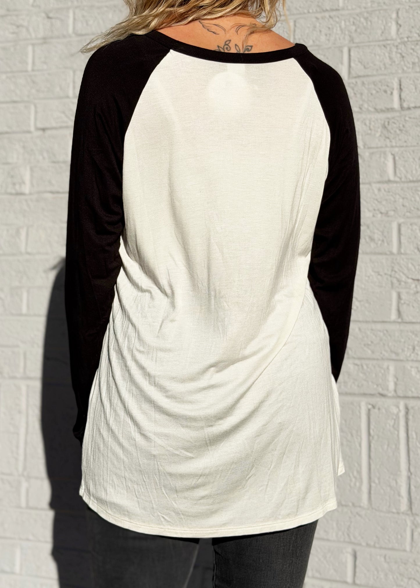 Black Valentines Heart Top