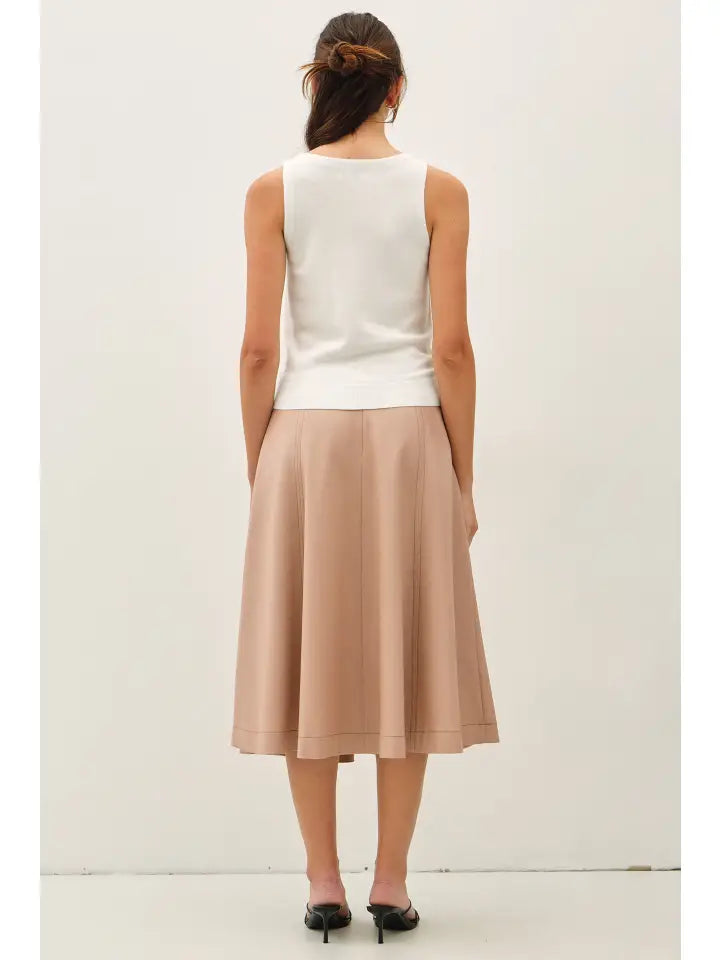 Flowy Midi Skirt