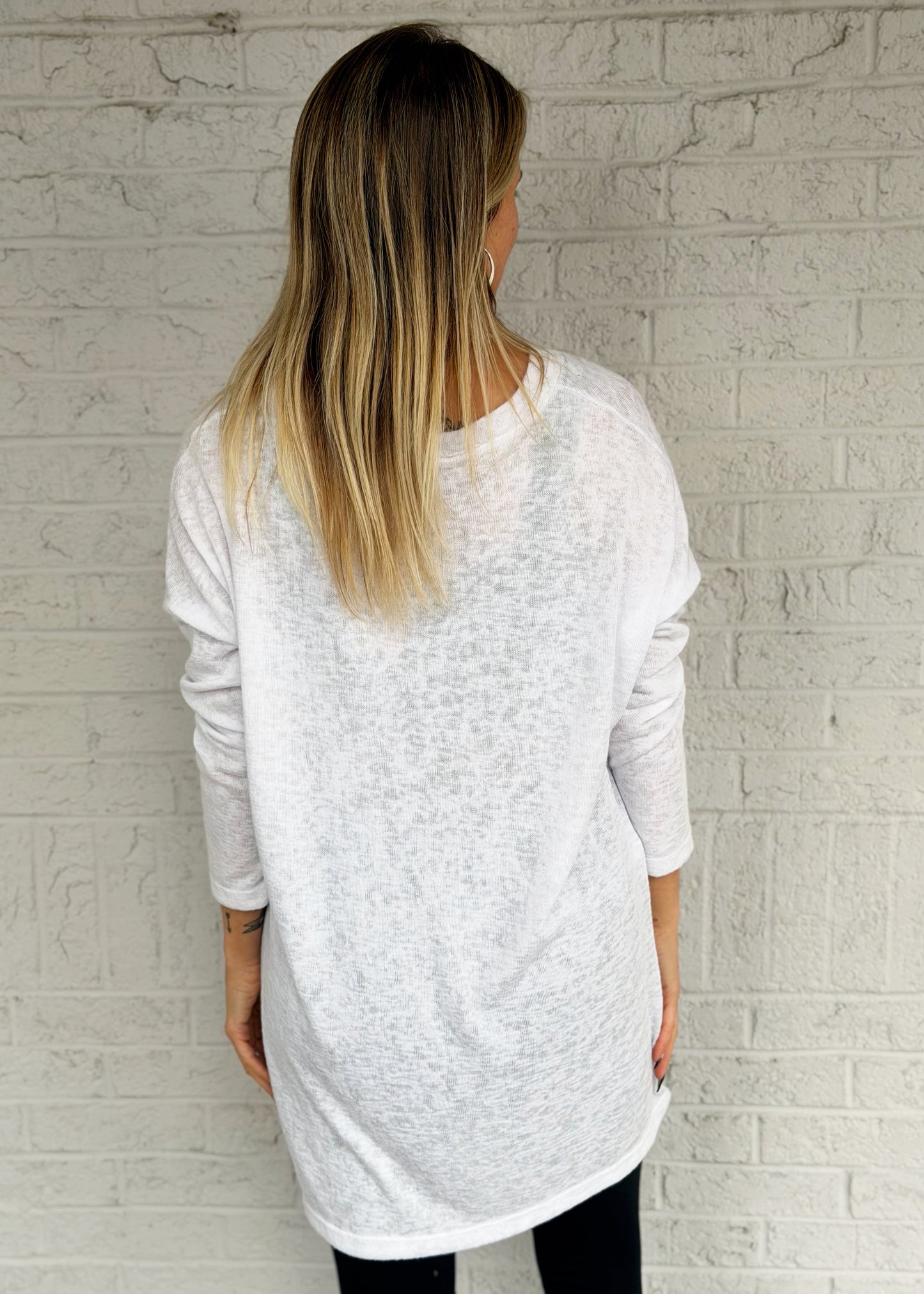 White Light Weight Sweater