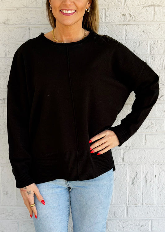 Black Knit Sweater