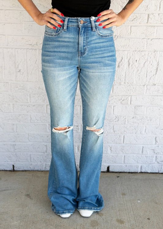 Bella High-Rise Flare Jean