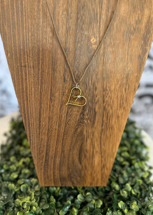 Gold Heart Necklace