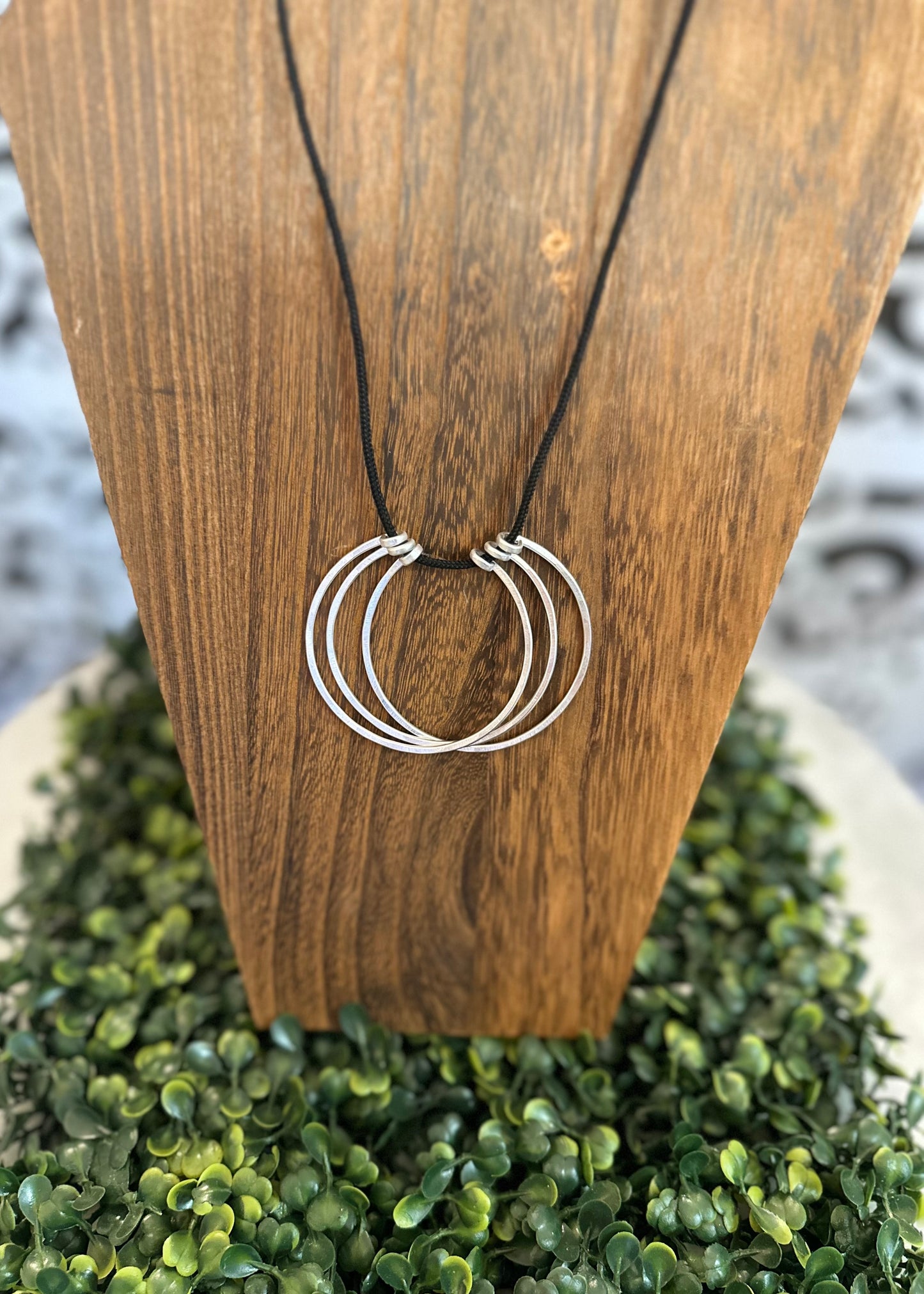 Silver Loop Necklace
