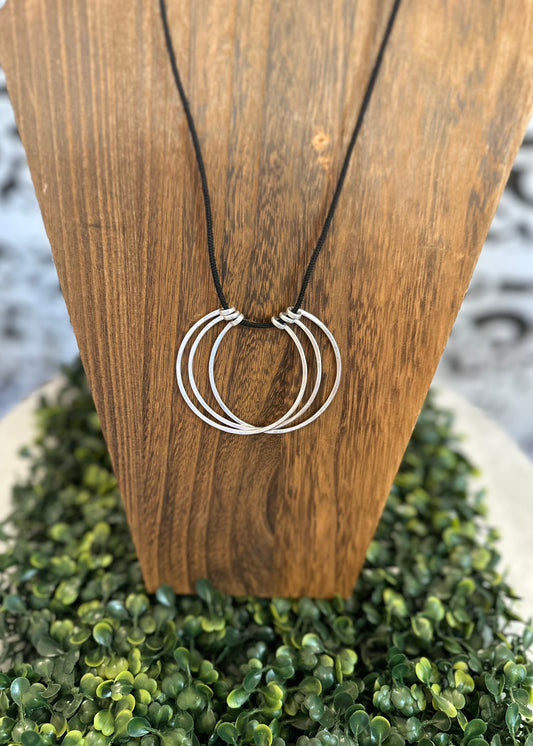 Silver Loop Necklace