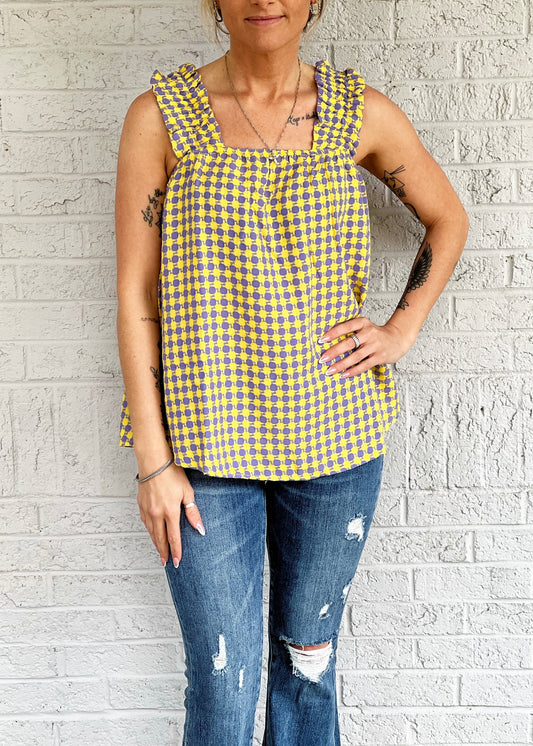 ECU Square Neck Top