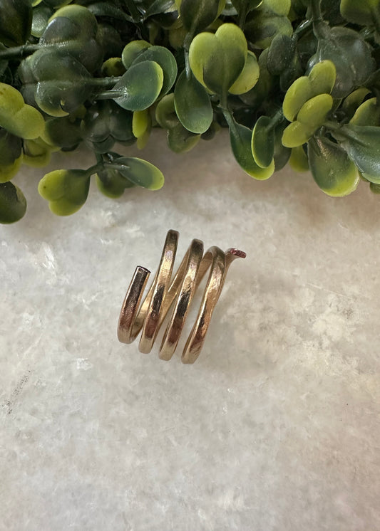 Rose Gold Wrap Ring (Large)