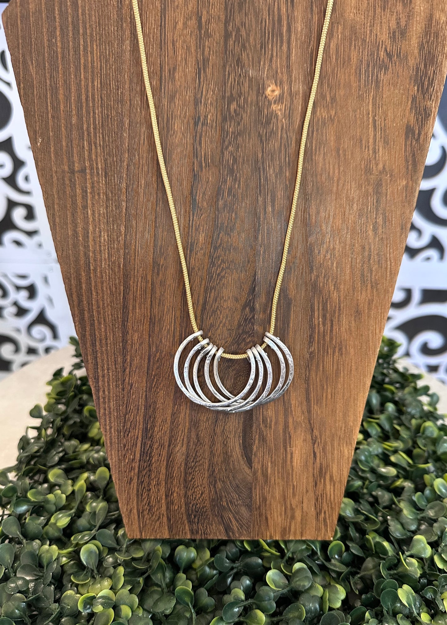 Silver Loop Necklace