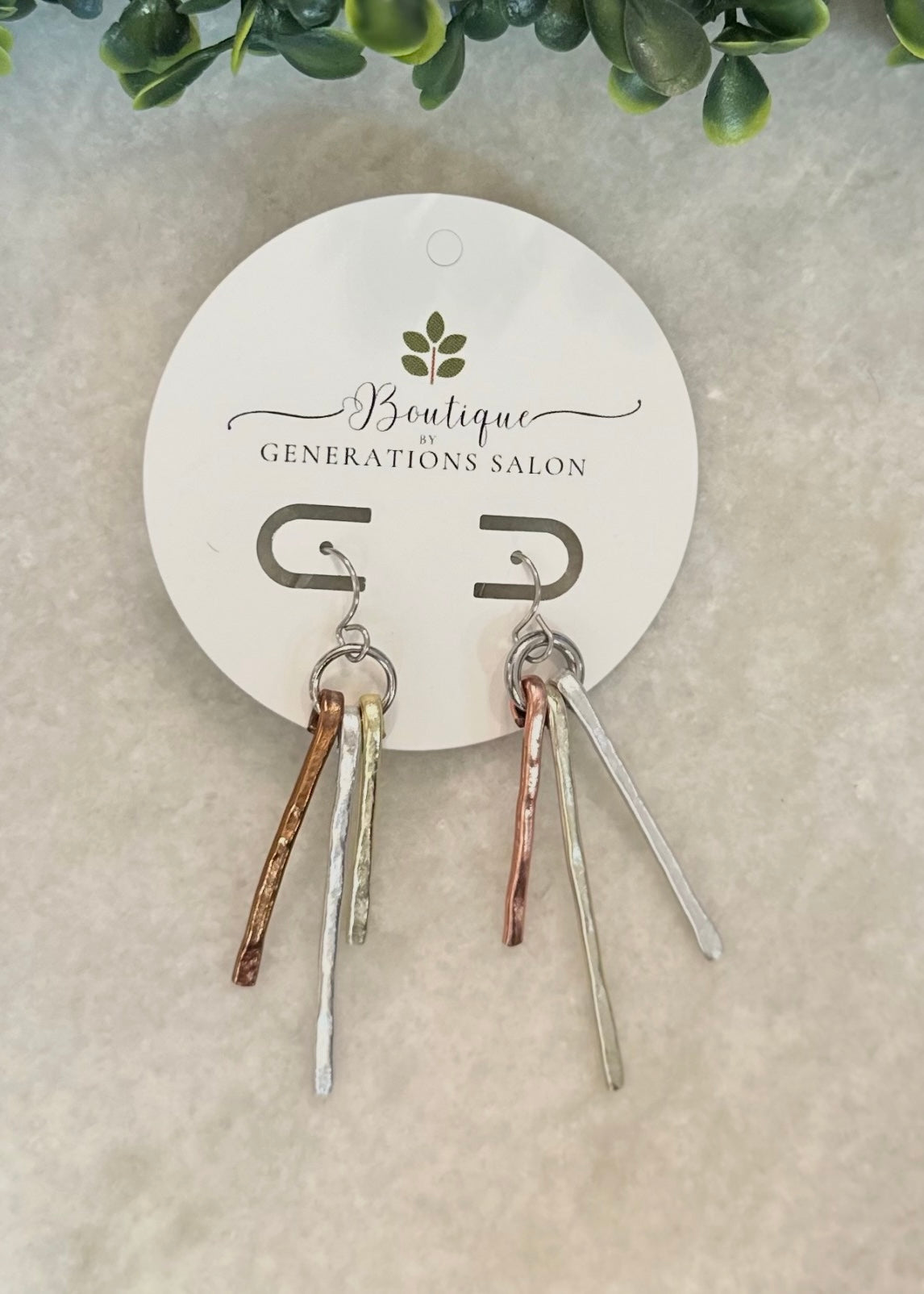 Mixed Metal Earrings