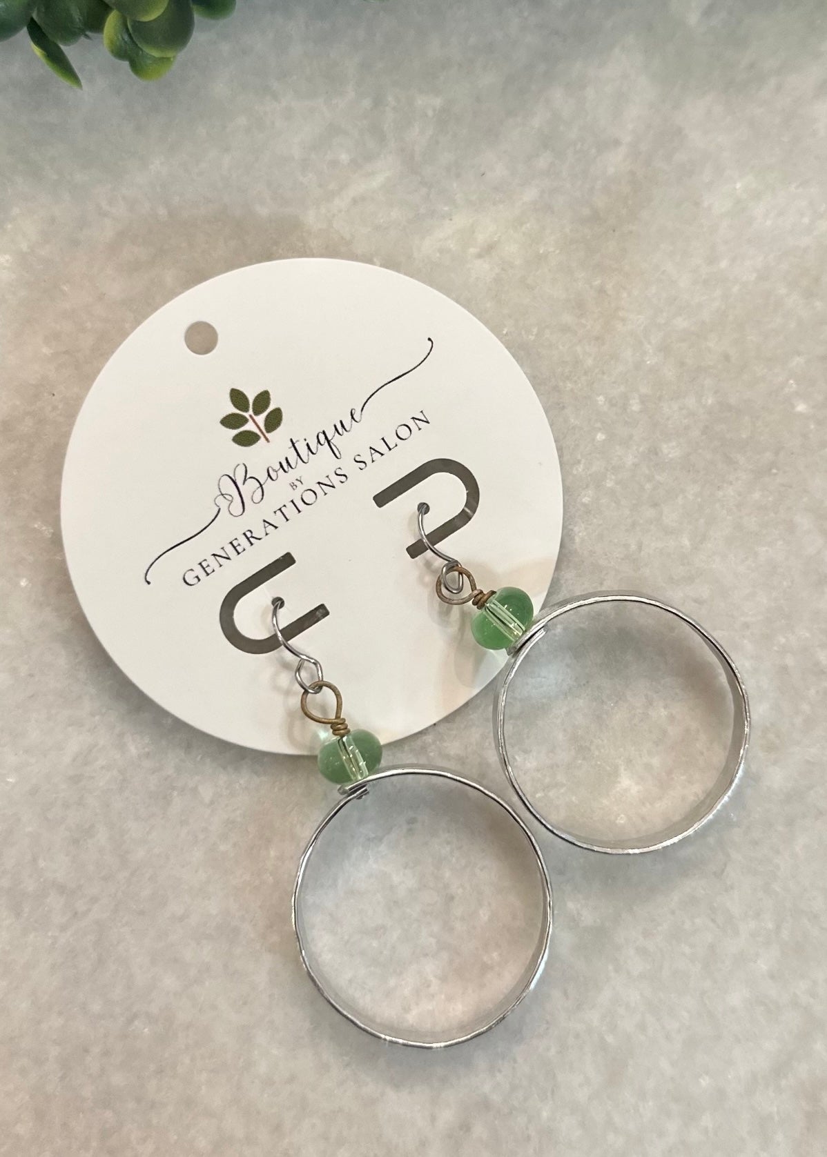 Silver Accent Earrings