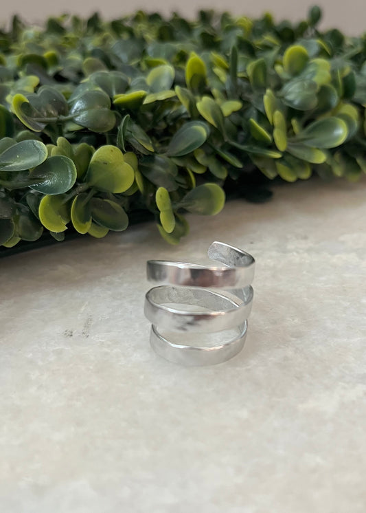 Silver Wrap Ring - Large