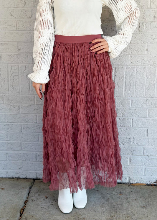 Bridget Blush Midi Skirt