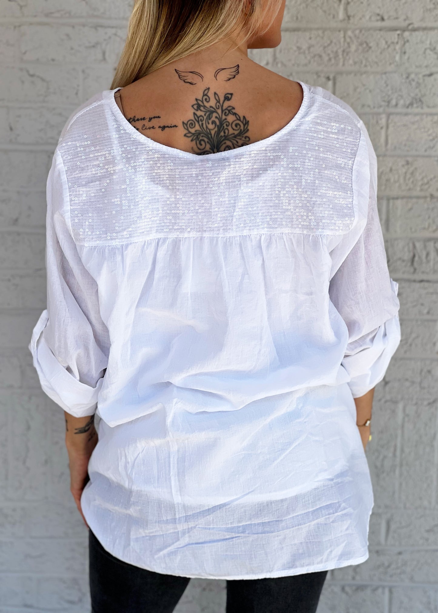 White Lace Tunic