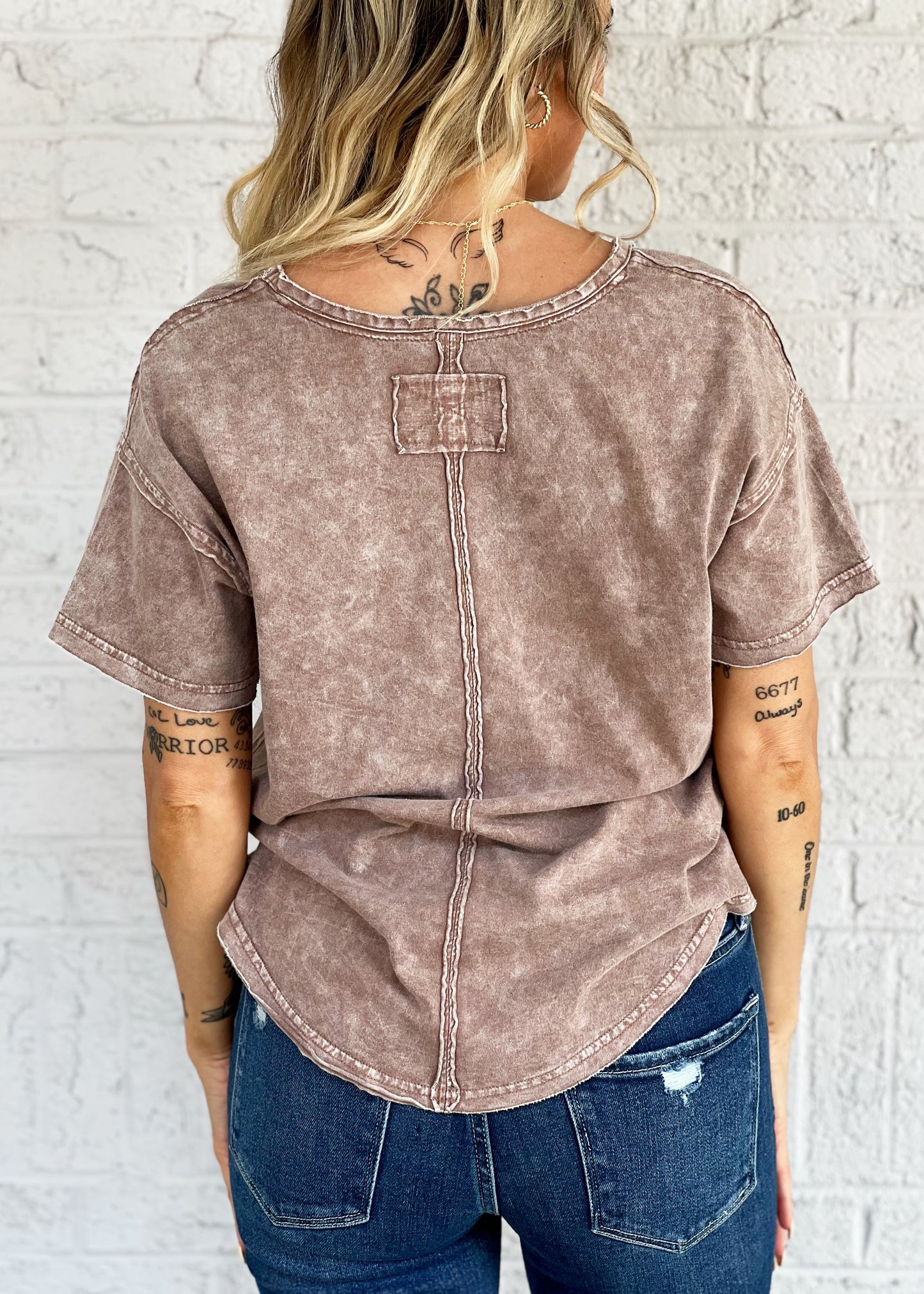 Cocoa V-neck