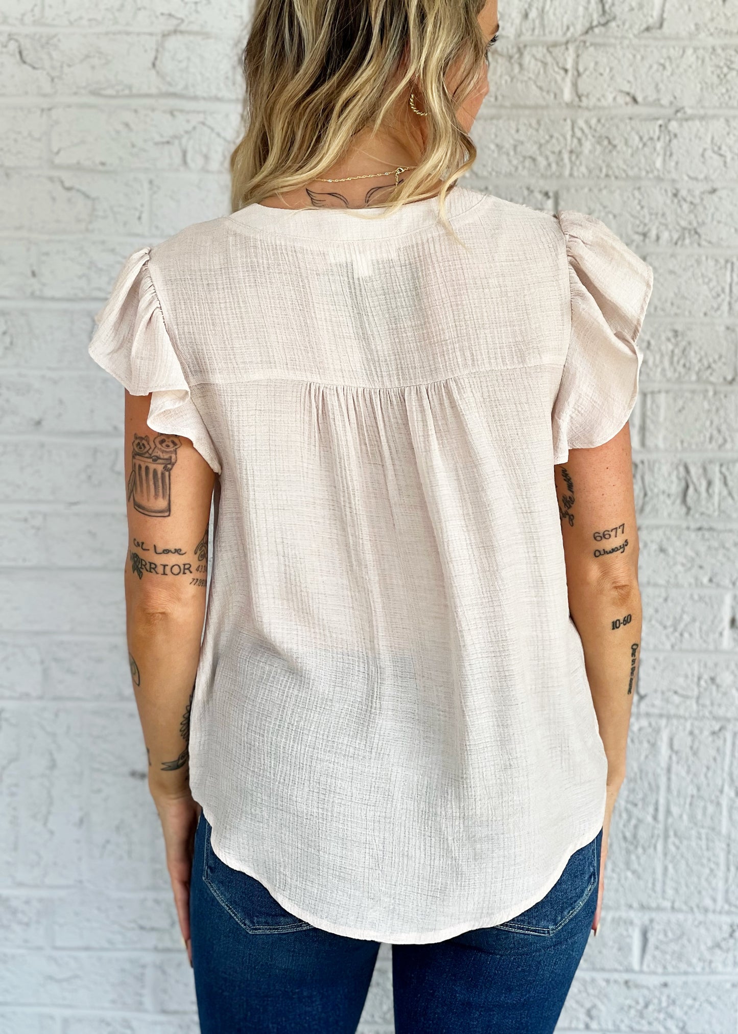 Floral Embroidery Top