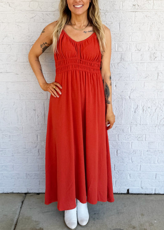 Sleeveless Summer Maxi Dress