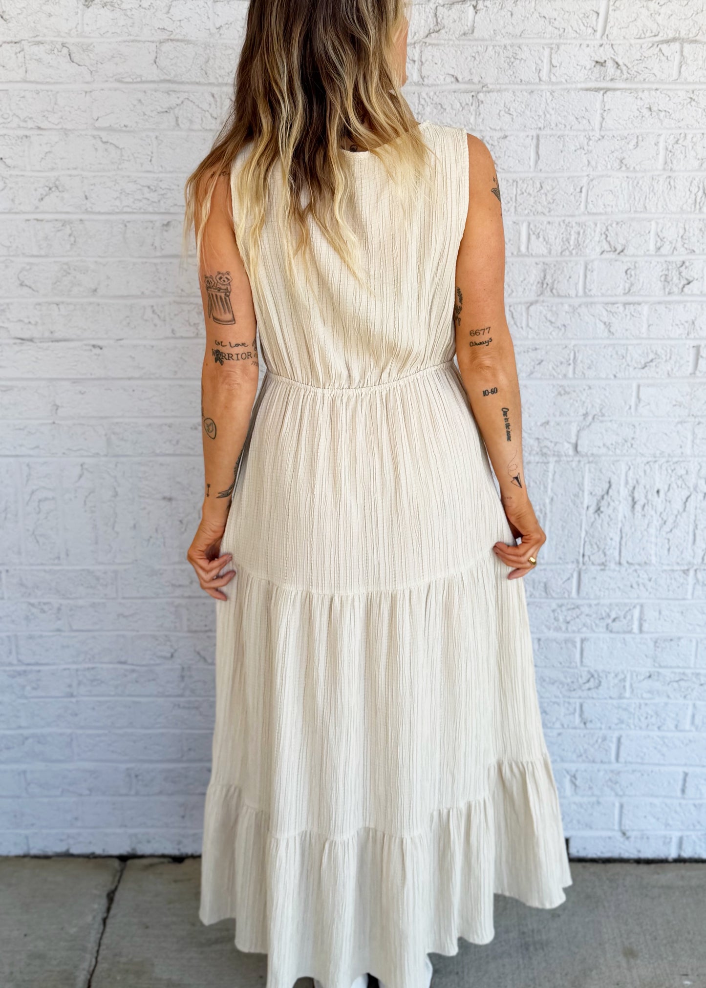 Sleeveless Midi Dress
