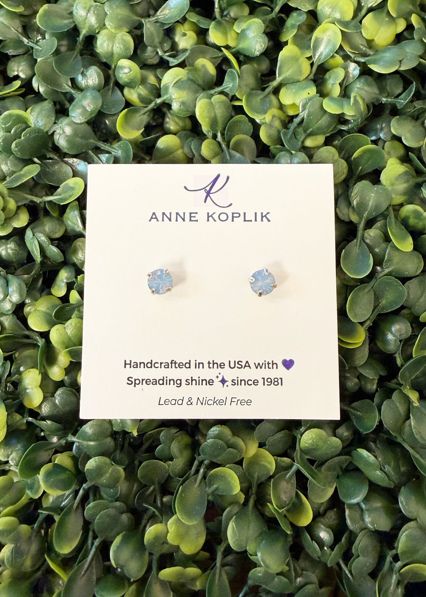 Simple Crystal Stud Earring