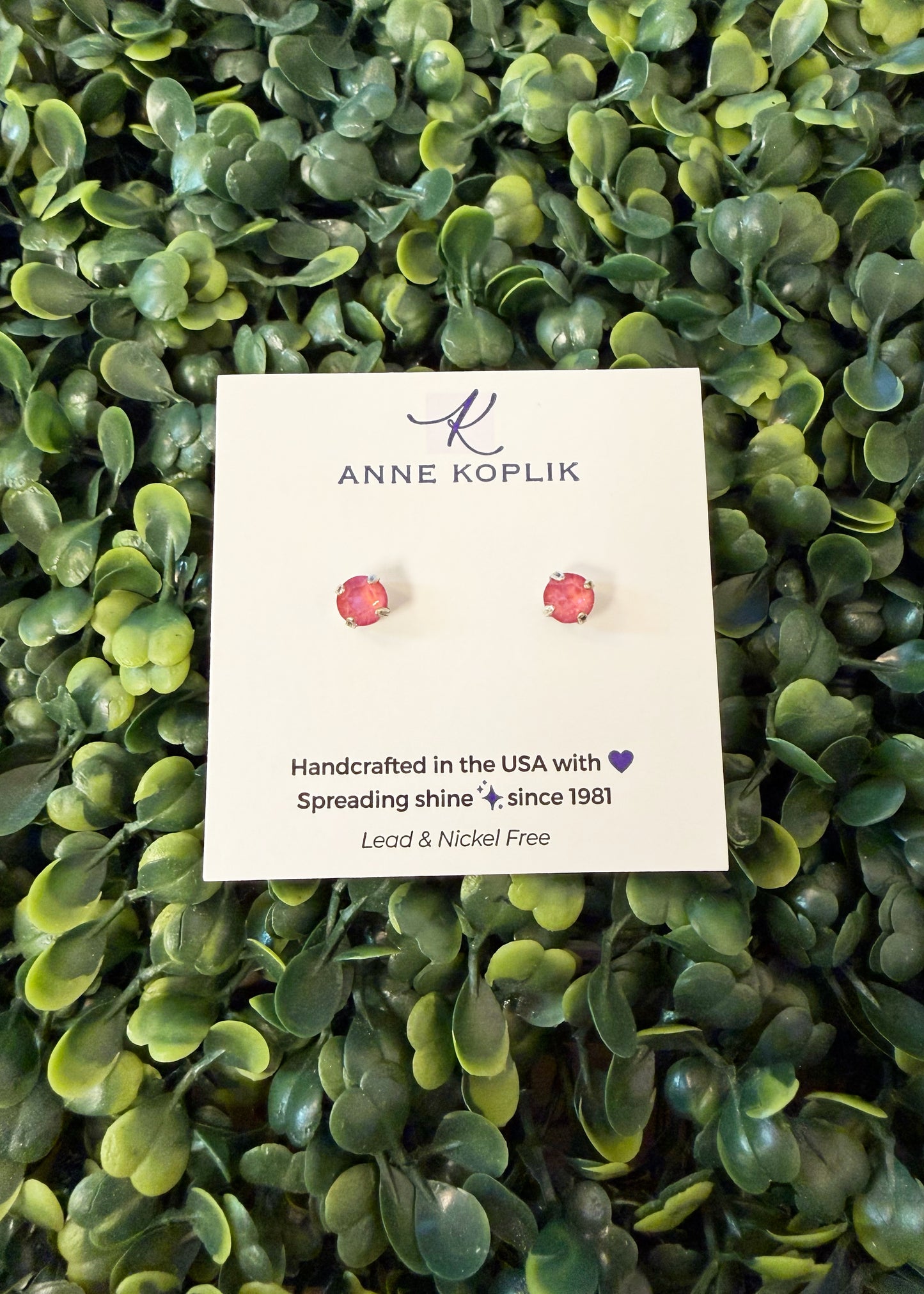 Simple Crystal Stud Earring