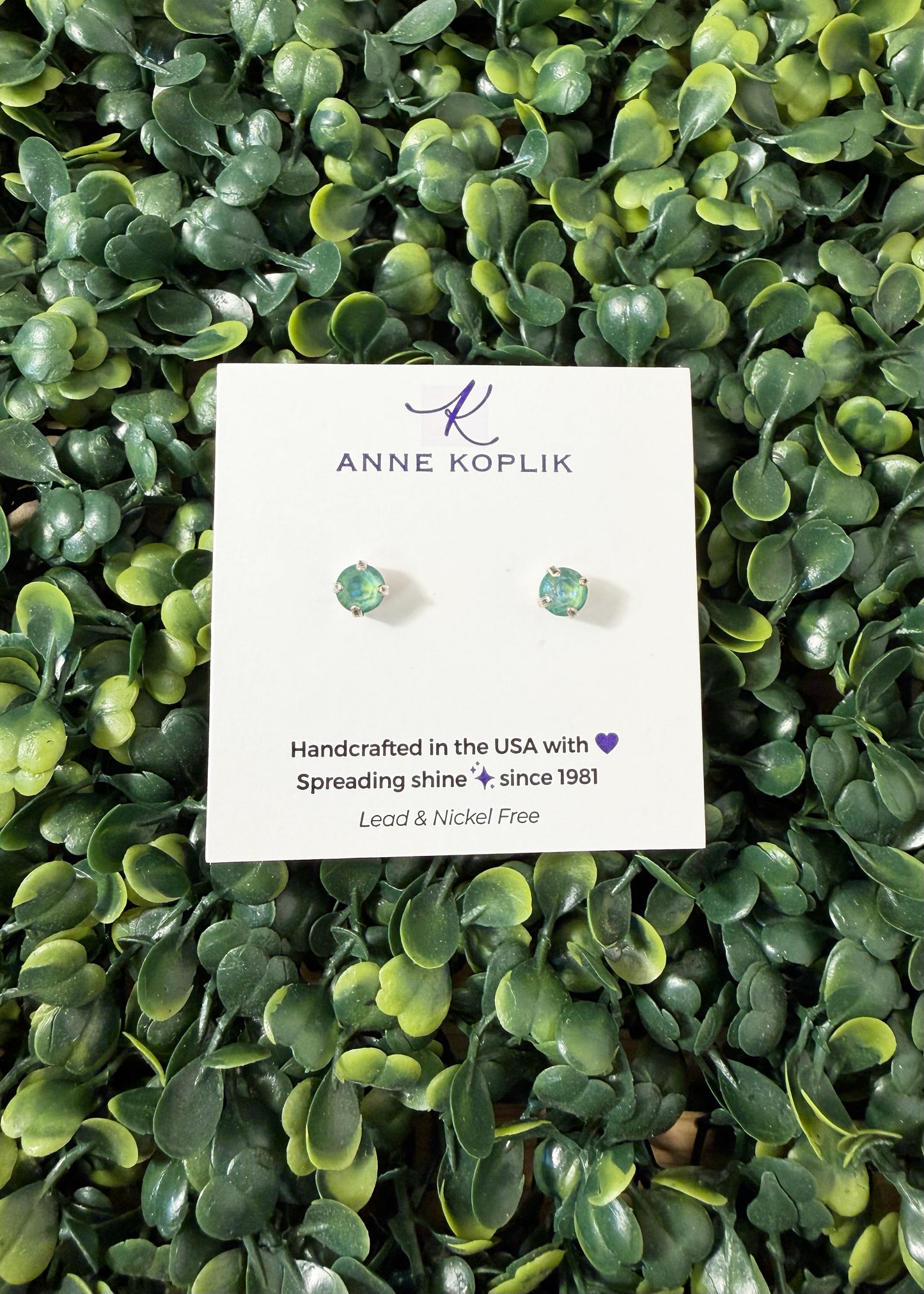 Simple Crystal Stud Earring