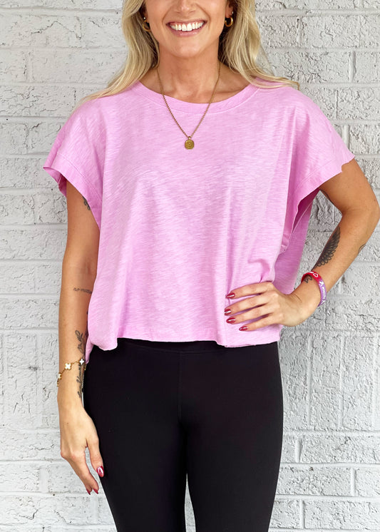 Peony Open Back Tee