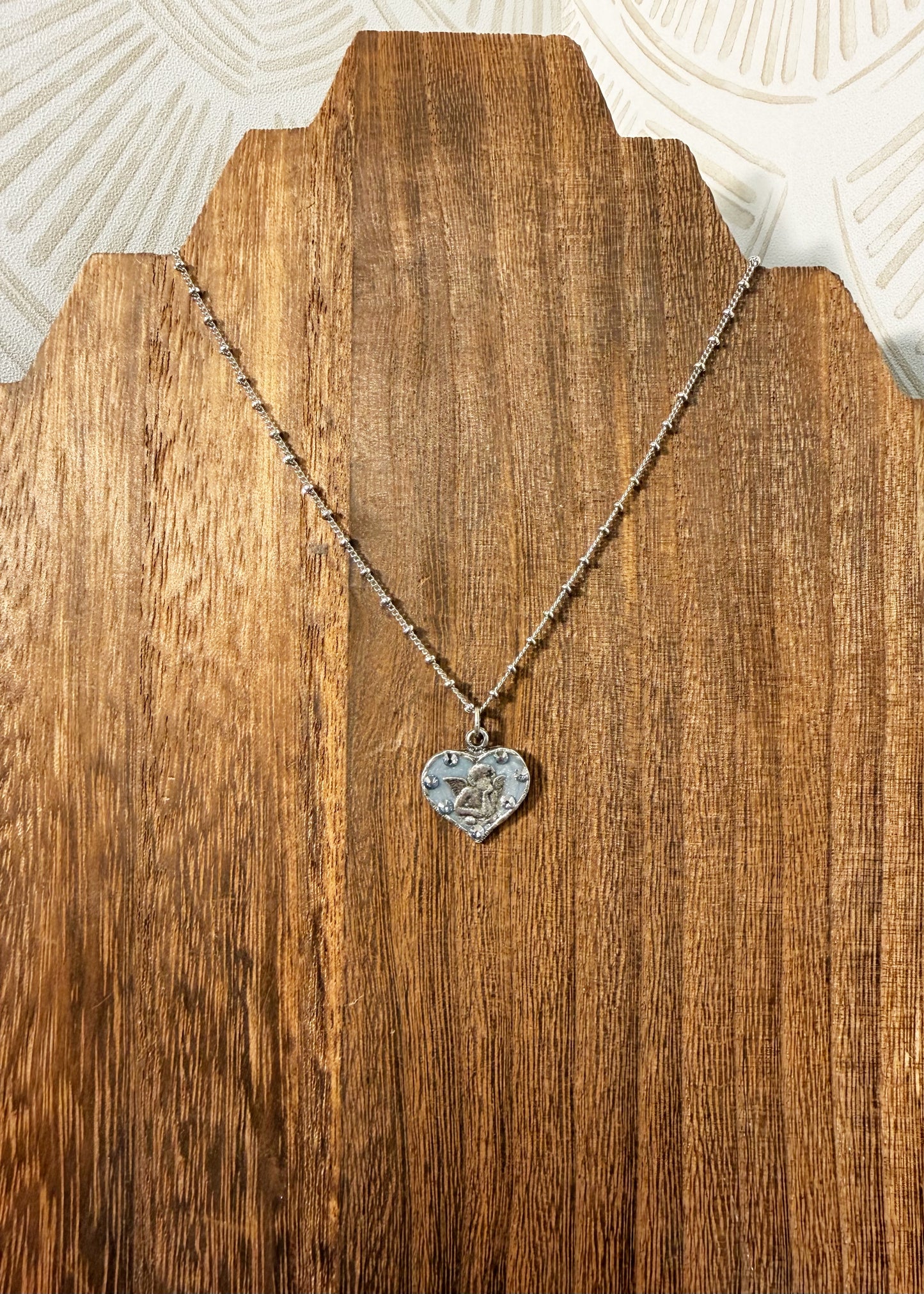 Willow Crystal Angel Necklace