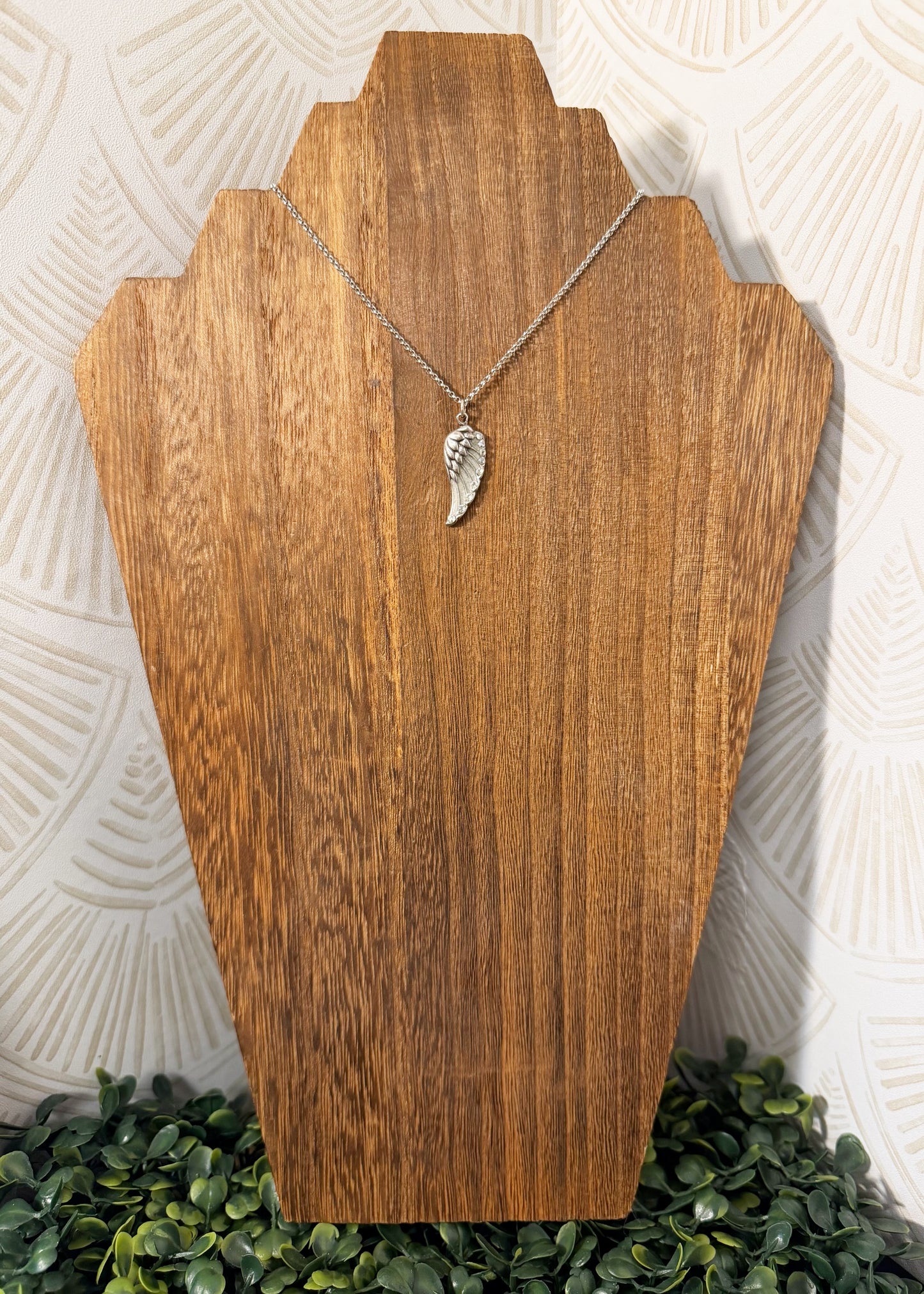 Serafina Crystal Wing Necklace