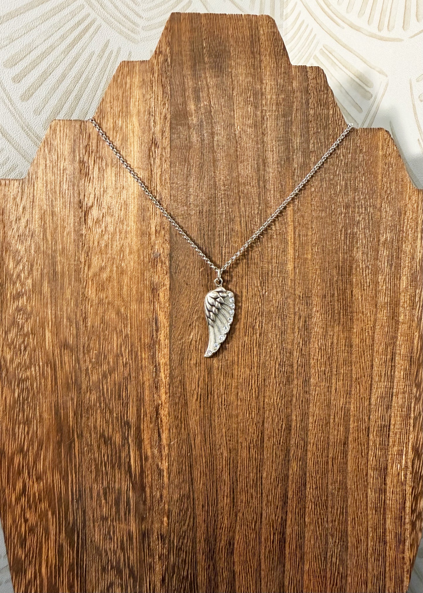 Serafina Crystal Wing Necklace