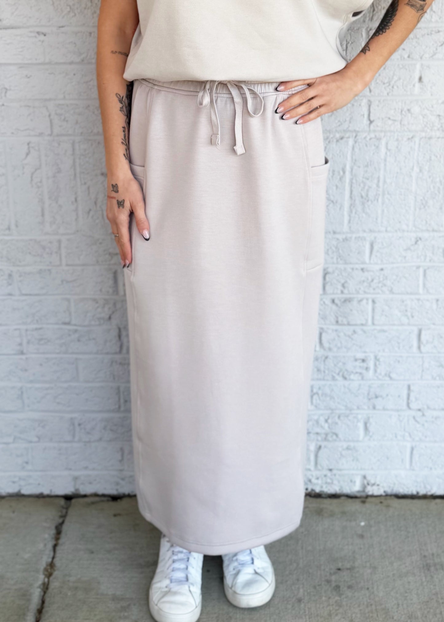 Terry Long Skirt