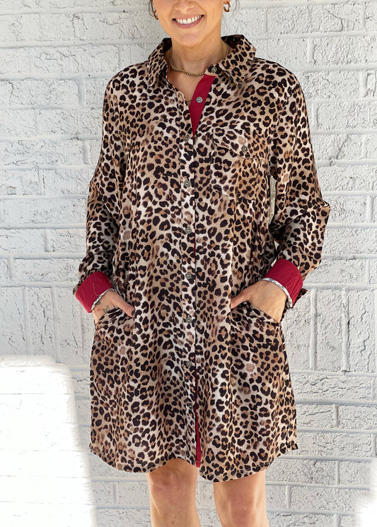Leo Leopard Dress