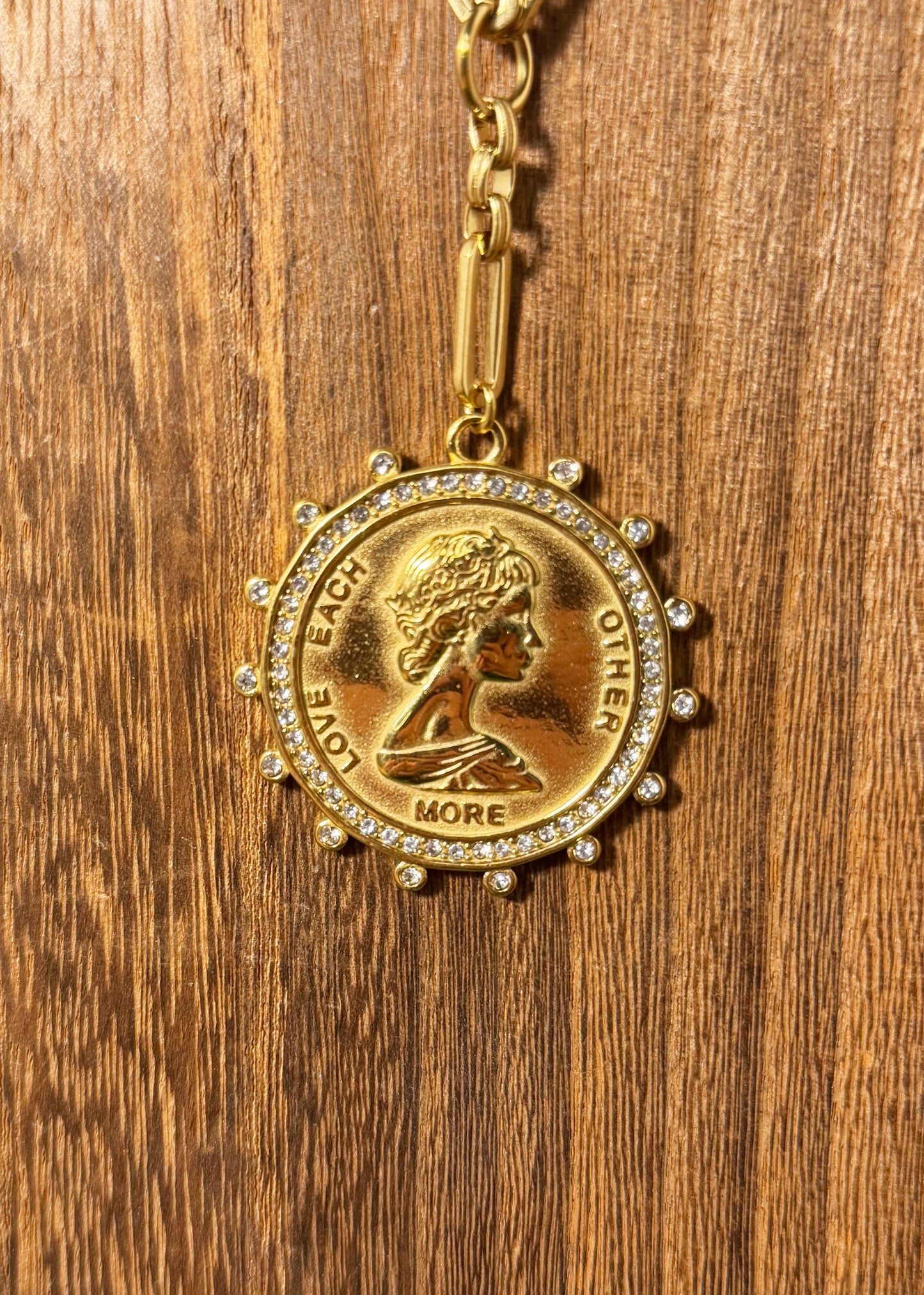 Love Each Other More Pendant Necklace