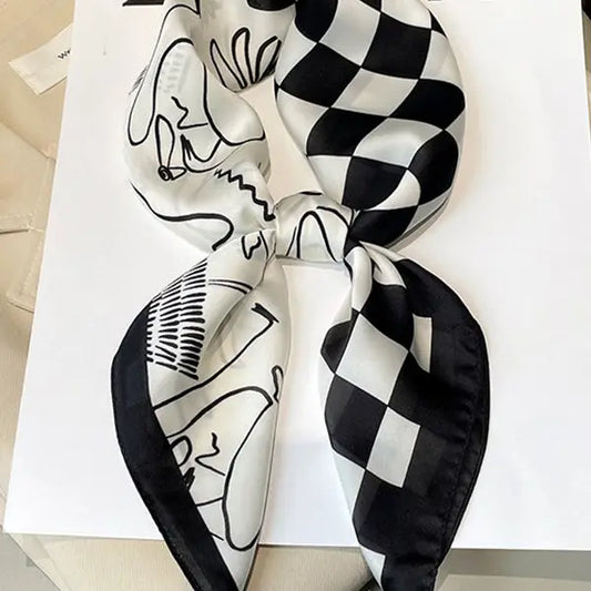 Plaid Printed Fashion Scarf