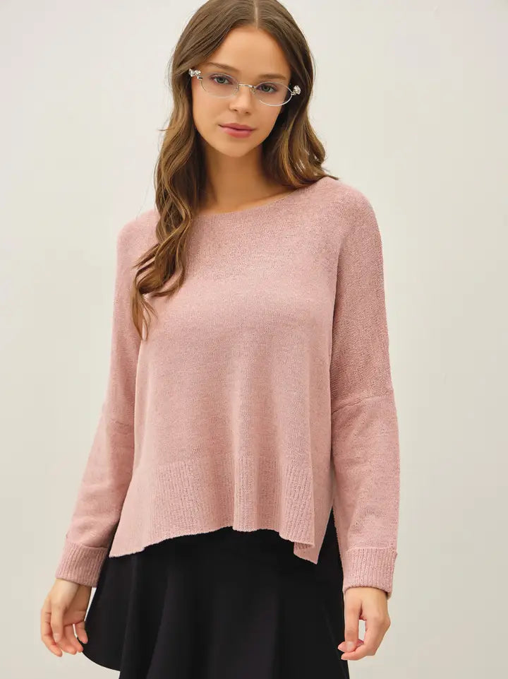 Boxy Cropped Sweater