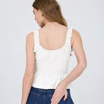 Ruffled Tank Top