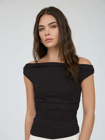 Asymmetric Fitted Knit Sweater Top