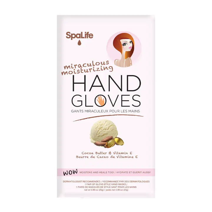 Moisturizing Hand Gloves, Cocoa Butter & Vitamin E Infused