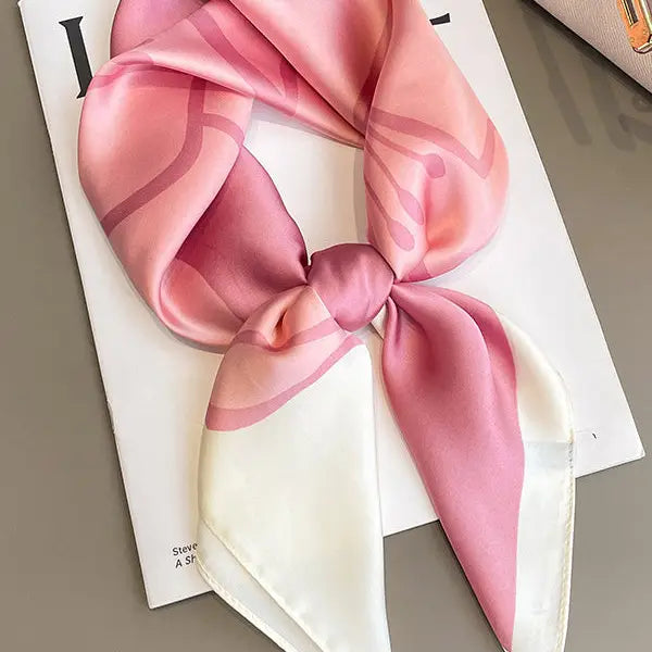 Floral Pink Fashion Scarf