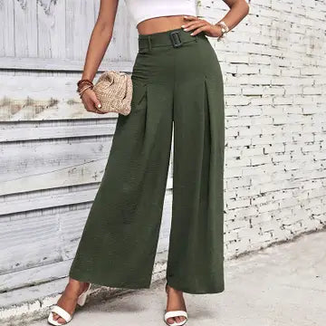 High Waist Wide Leg Pant