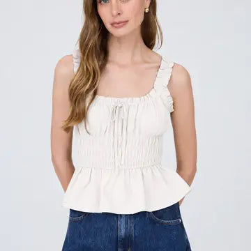 Ruffled Tank Top